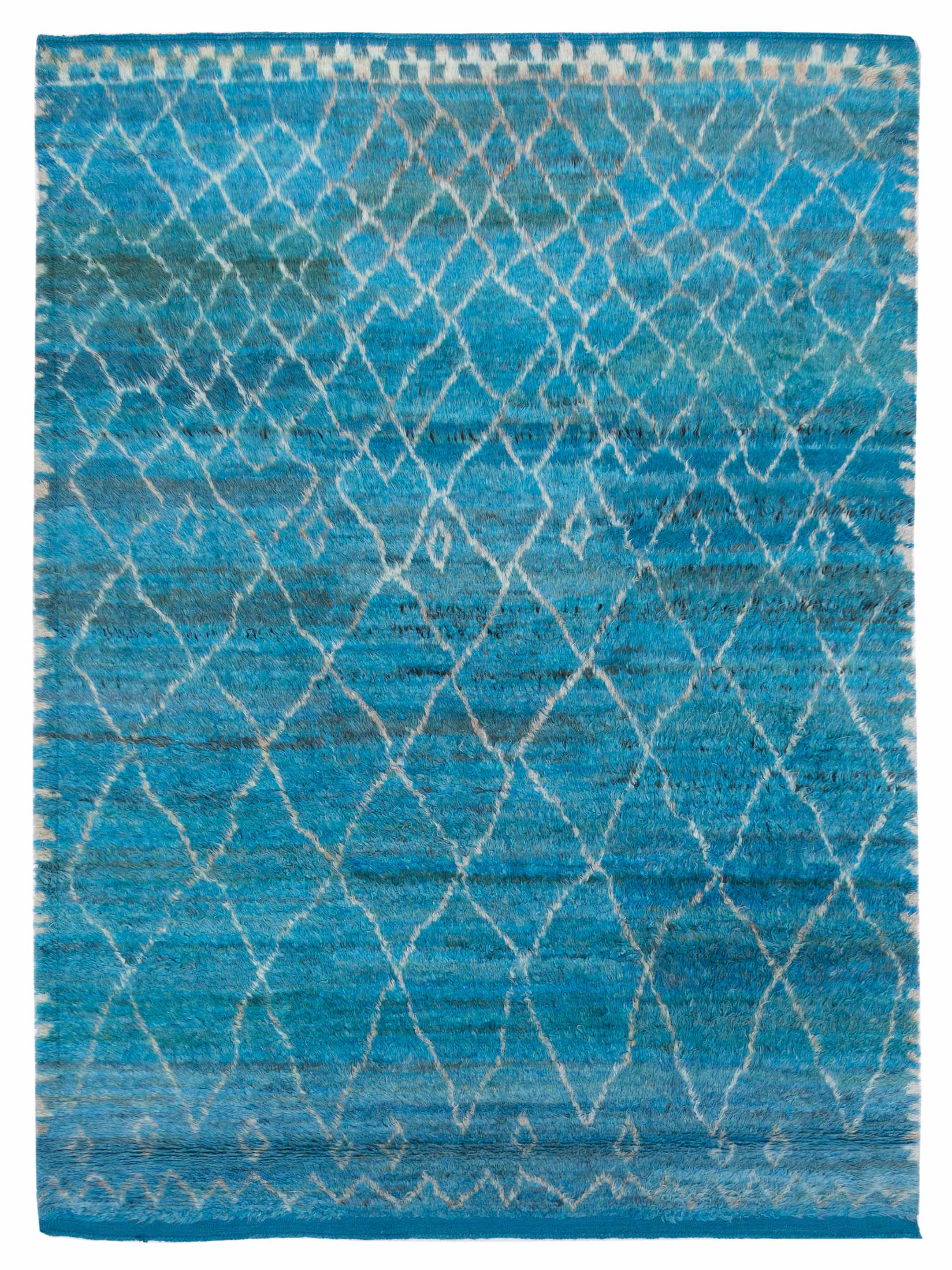turquoise contemporary area rug